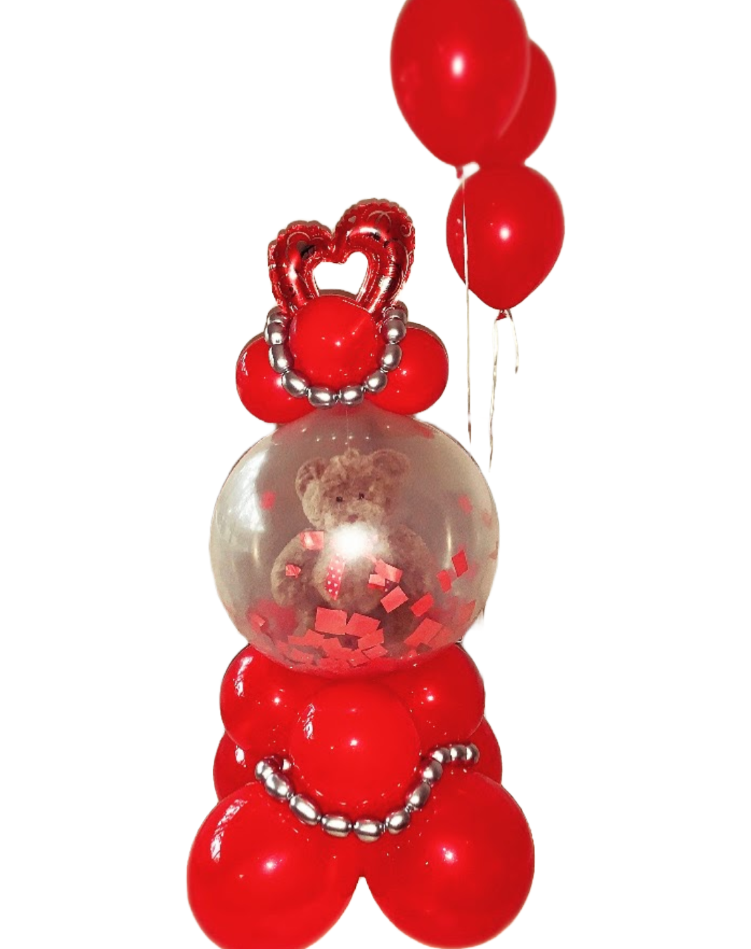 Teddy Surprises Balloon Bouquet