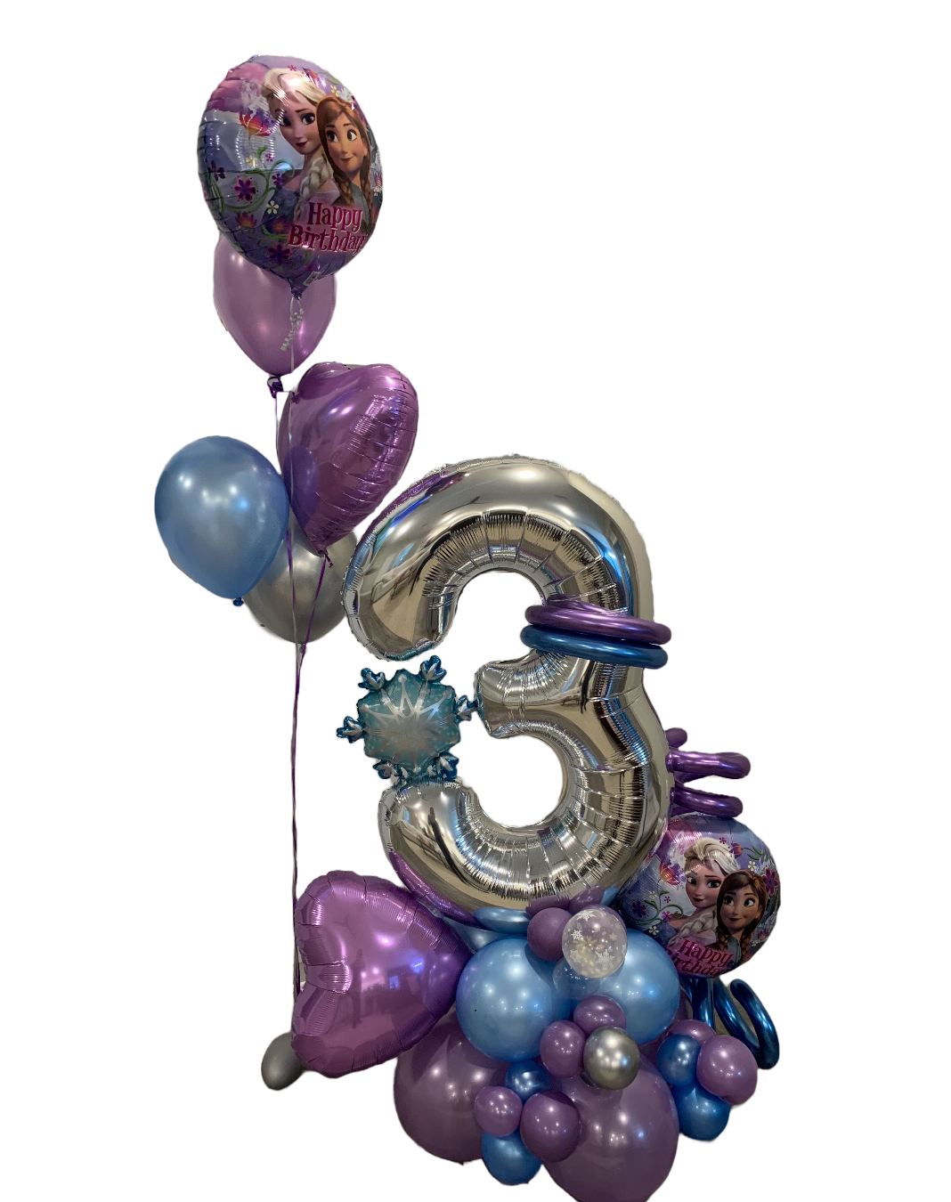 Frozen Balloon Bouquet Combo